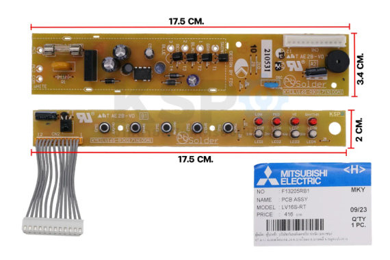 Board khiển máy quạt Mitsubishi LV16S-RT/LV16S-RV.....