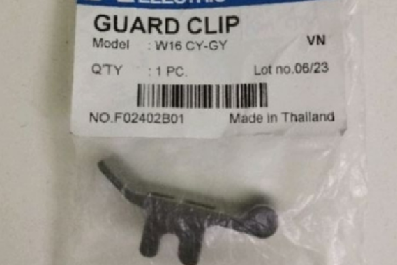 Chốt vành lồng quạt Mitsubishi LV16-RM/LV16-RT/LV16-RV..... (xám đậm)