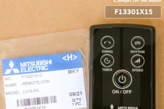 Remote quạt Mitsubishi LV16-RA/W16-RA/LV16-RT/LV16-RV...... (dày)