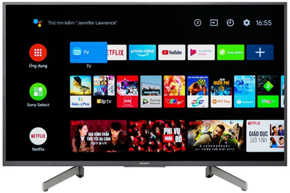 Android Tivi Sony 4K 43 inch KD-43X8000G